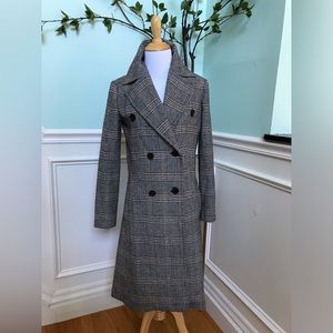 Lightweight Plaid jacket coat XS